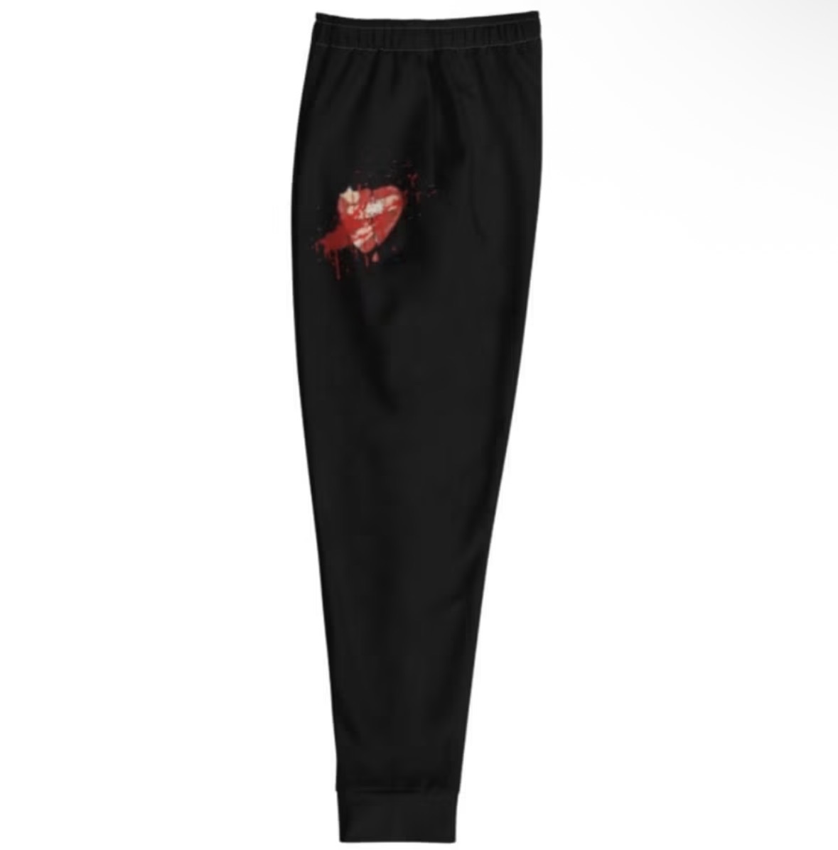 Broken Heart Black Joggers