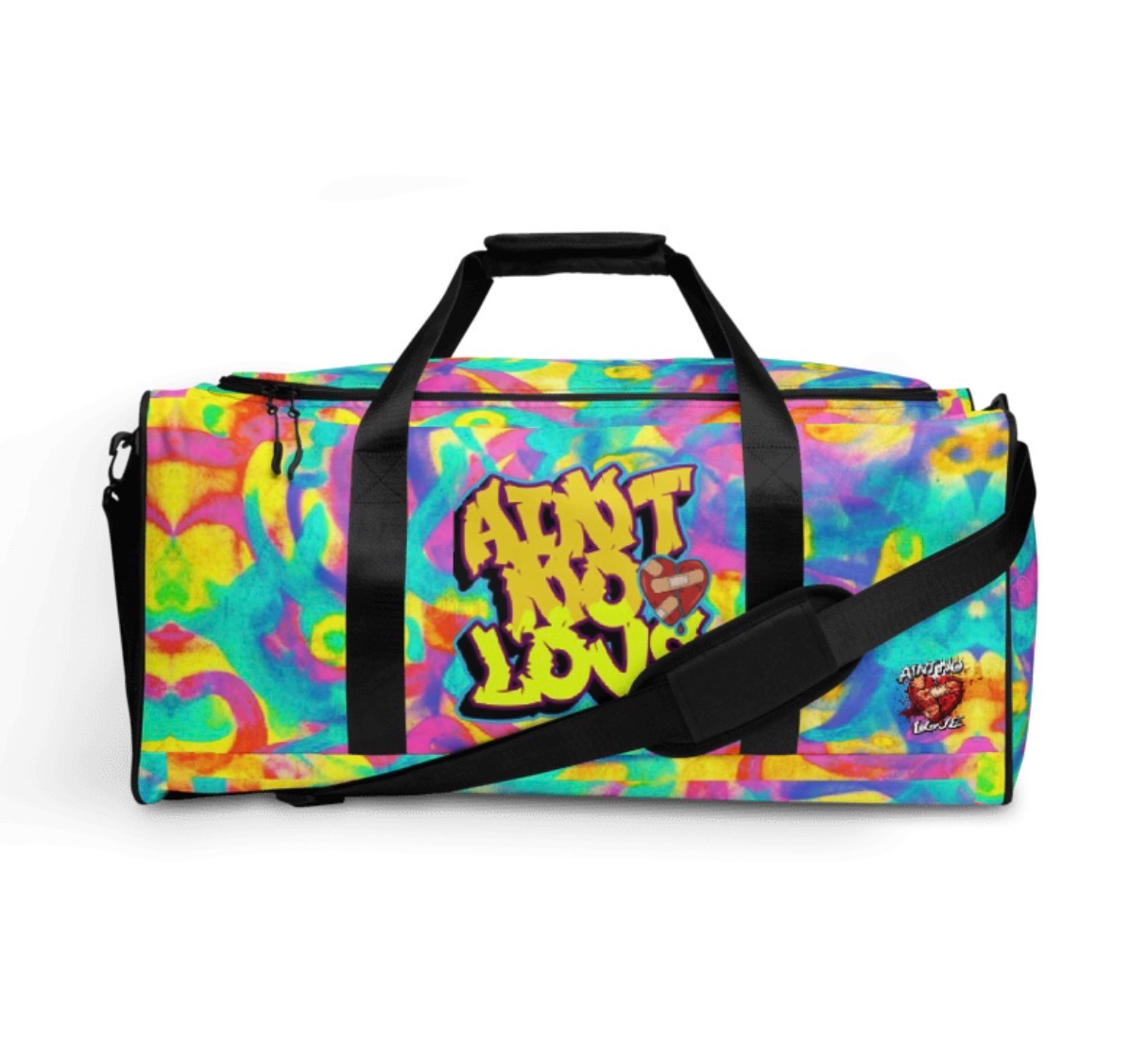 Color Splash Ain't No Love Duffle Bag