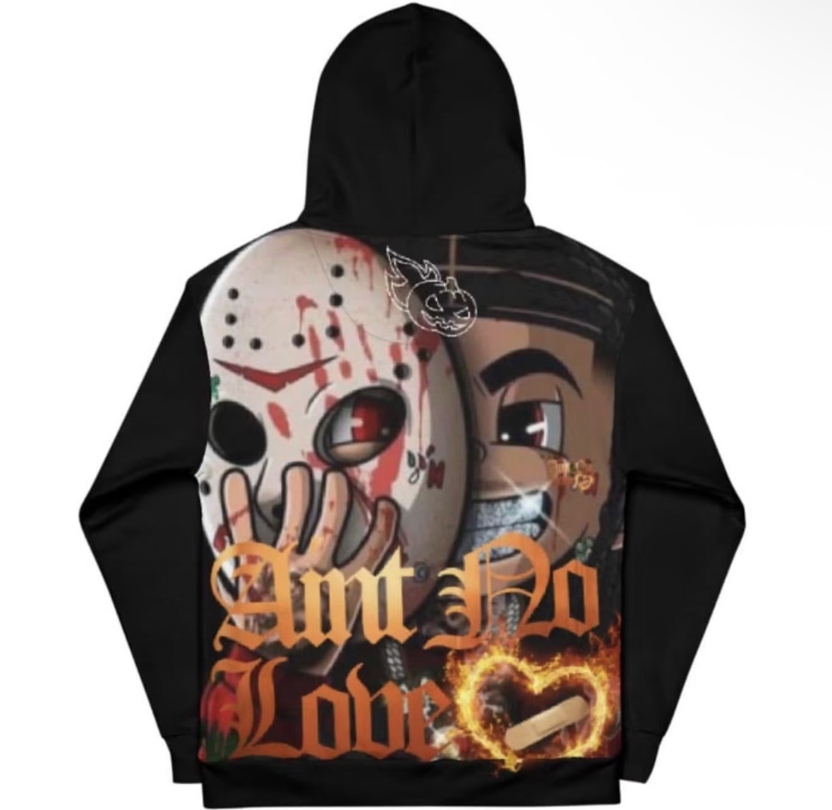 Masked Love Graphic Hoodie